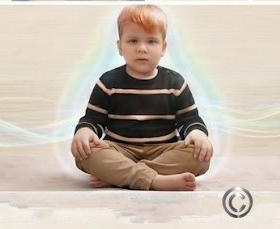 Posições Reiki crianças