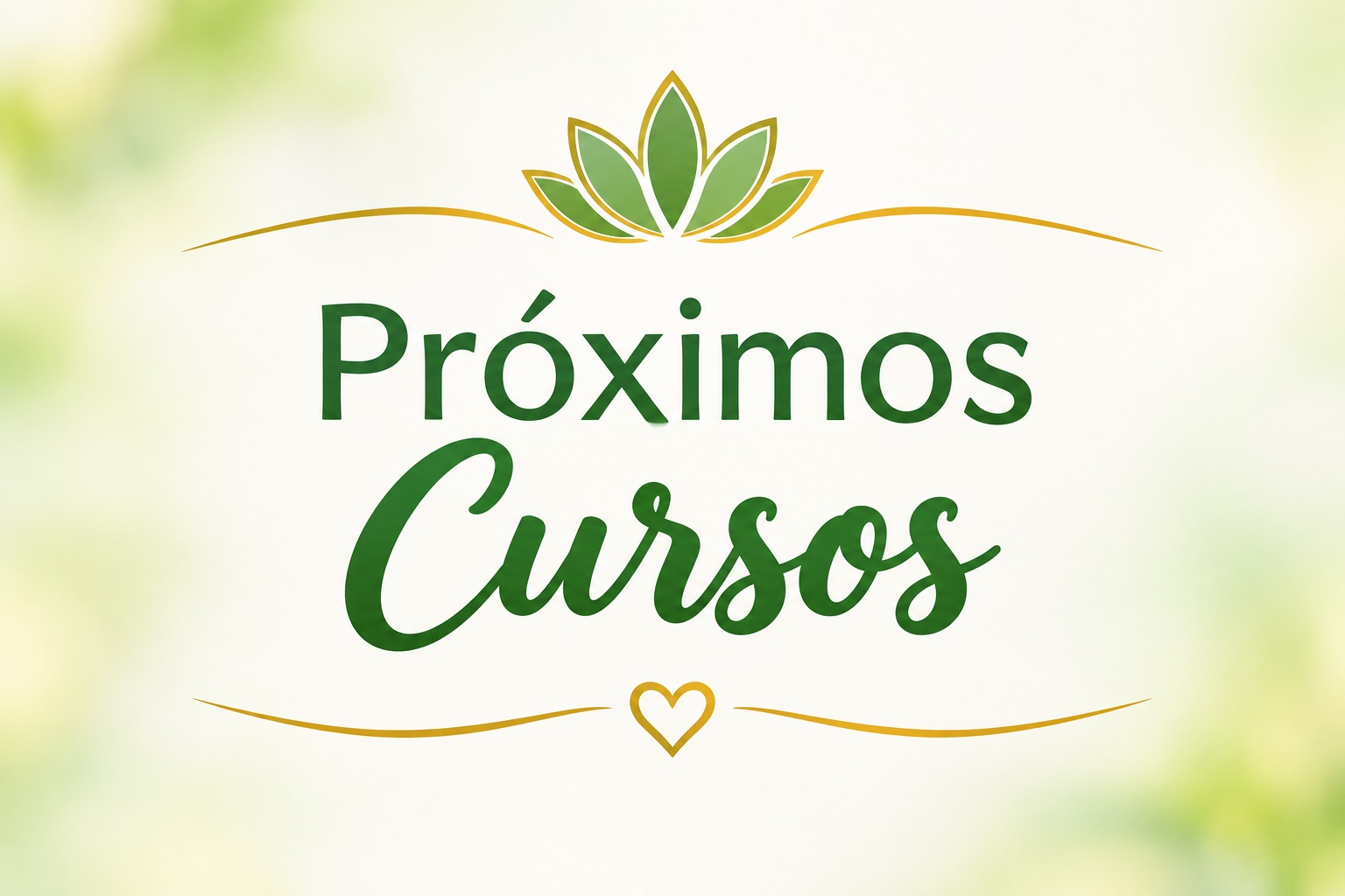  Próximos Cursos de Reiki e outras Terapias